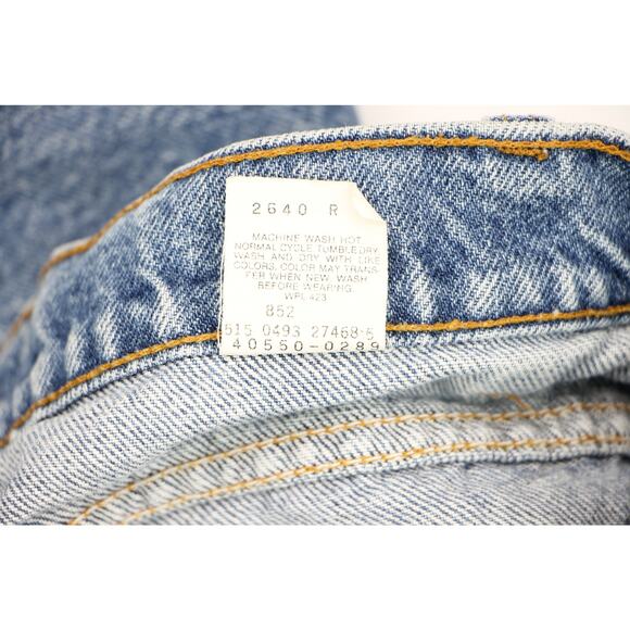90s Vintage Levi's Orange Tab Relaxed Rock Grunge Skate Festival Denim Jeans - Picture 3 of 6